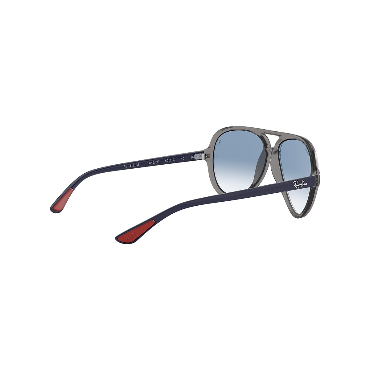 RB4125M SCUDERIA FERRARI COLLECTION Sunglasses in Transparent Grey 