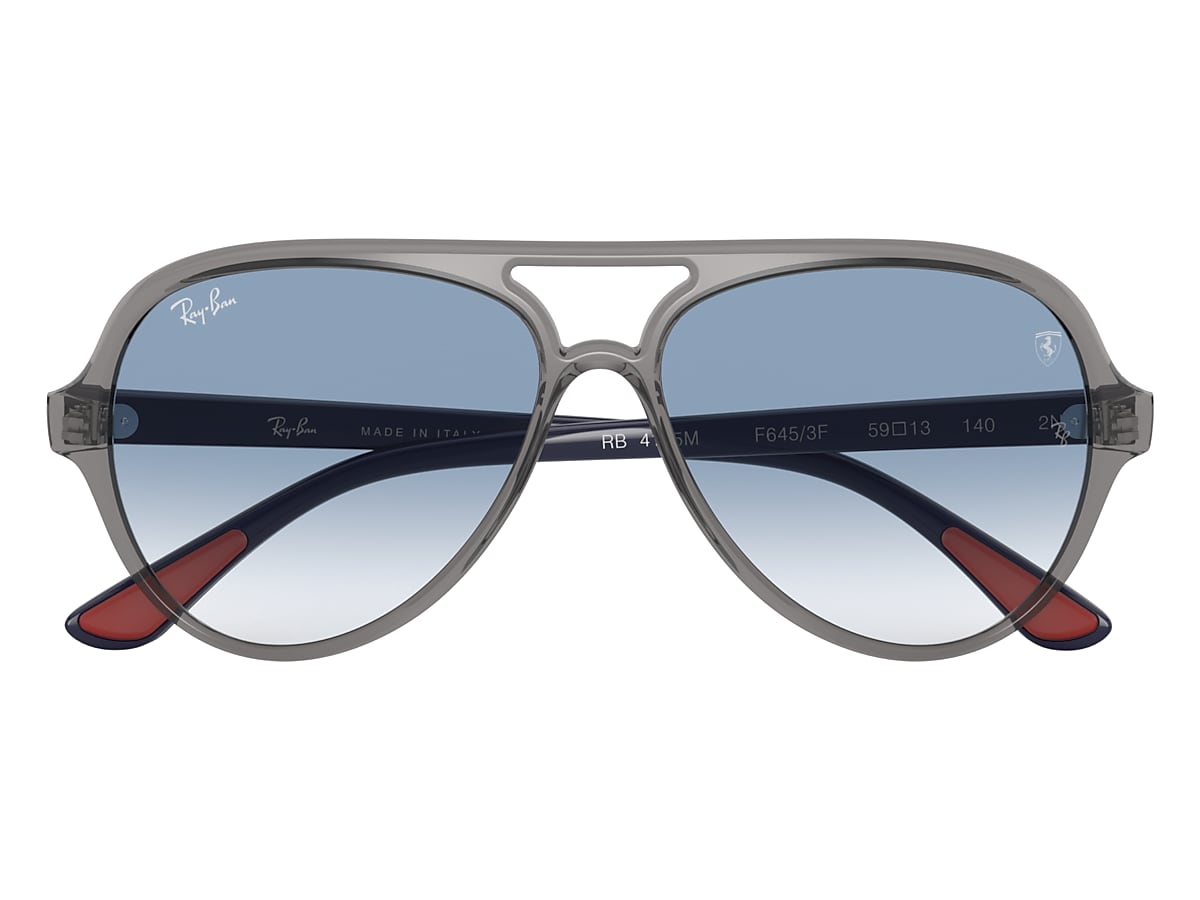 RB4125M SCUDERIA FERRARI COLLECTION Sunglasses in Transparent Grey 