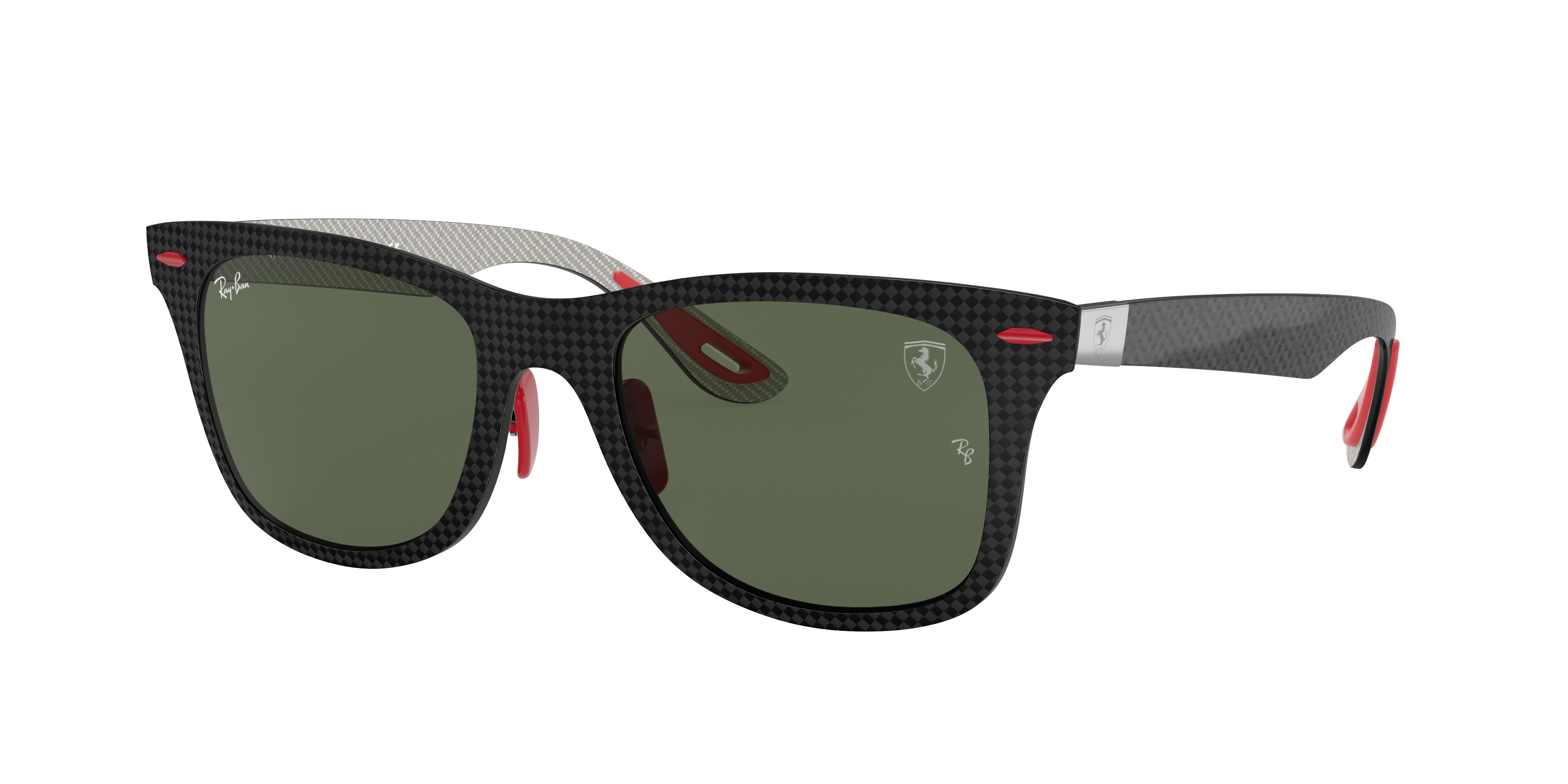 Óculos de Sol Ray-Ban coleção Scuderia Ferrari.