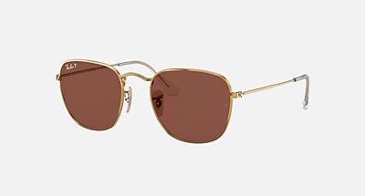 FRANK Sunglasses in Gold and Green - RB3857 | Ray-Ban®