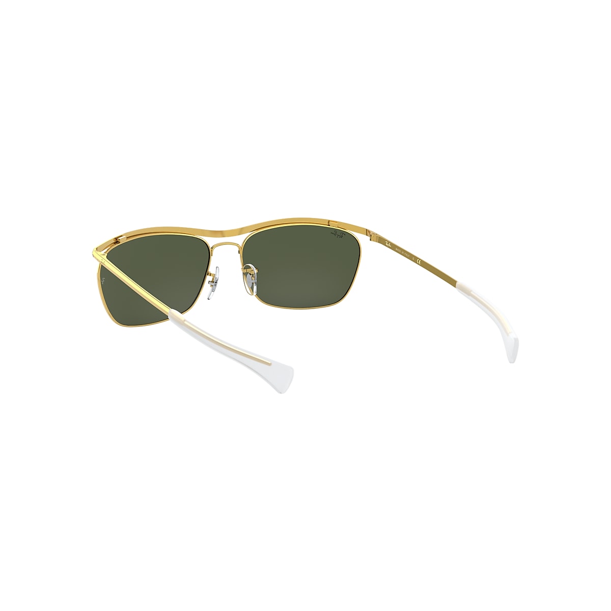 Olympian Ii Deluxe Sunglasses in Gold and Green | Ray-Ban®