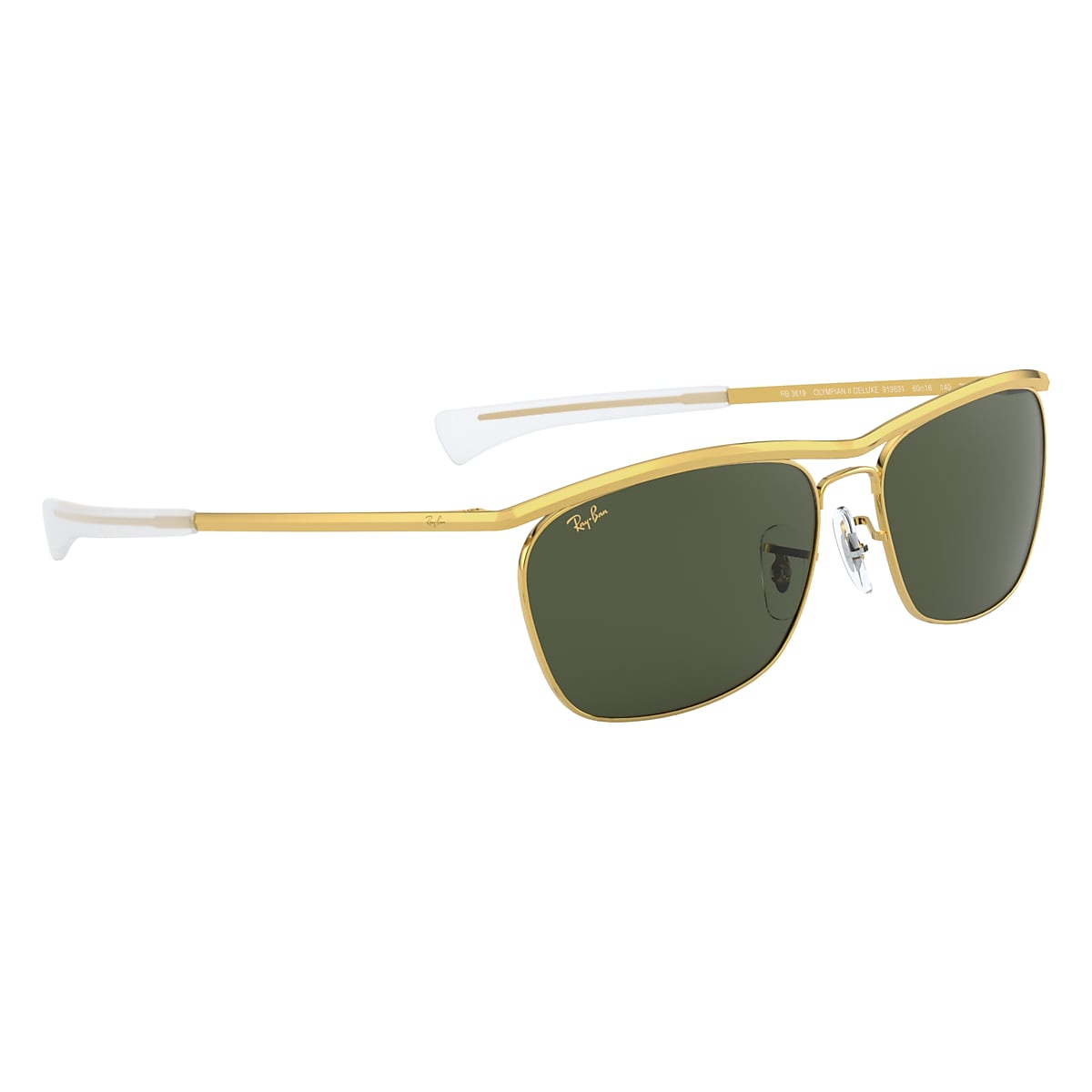 Nord krøllet rack OLYMPIAN II DELUXE Sunglasses in Gold and Green - RB3619 | Ray-Ban® AU