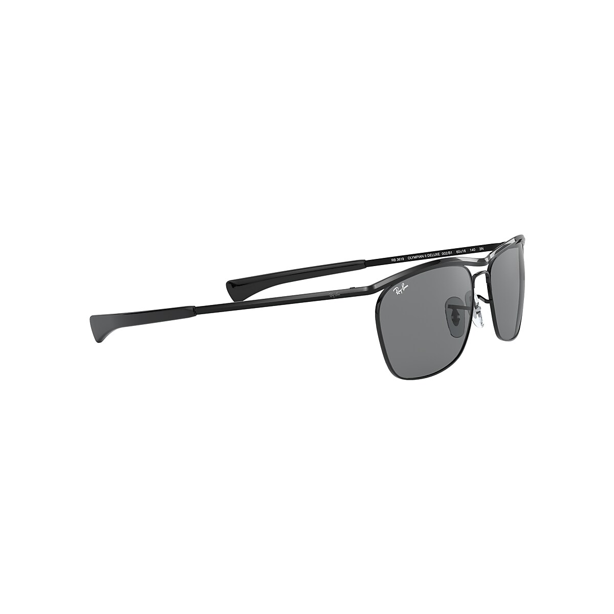 OLYMPIAN II DELUXE Sunglasses in Preto and Cinzento-escuro