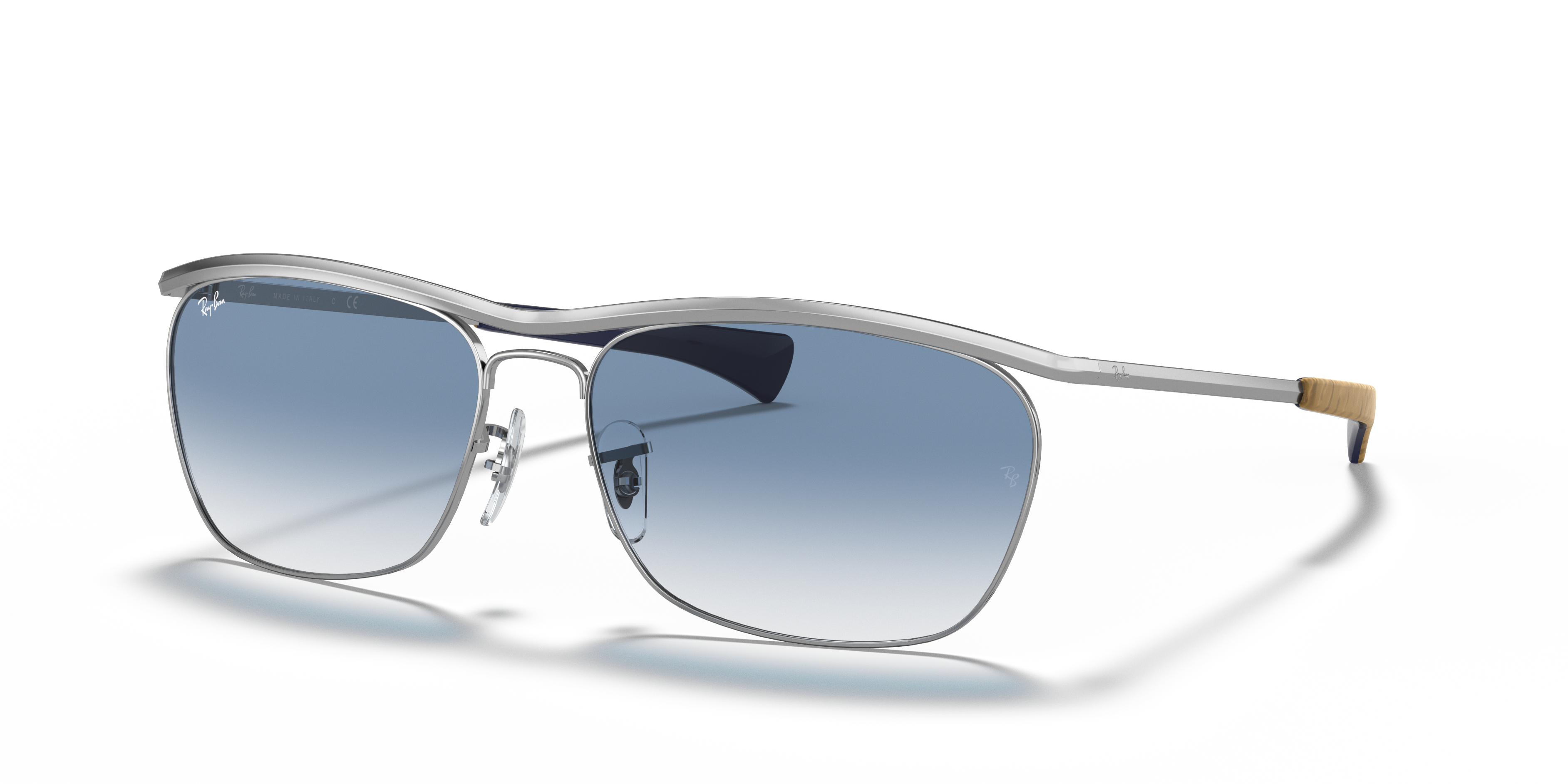 ray ban olympian silver