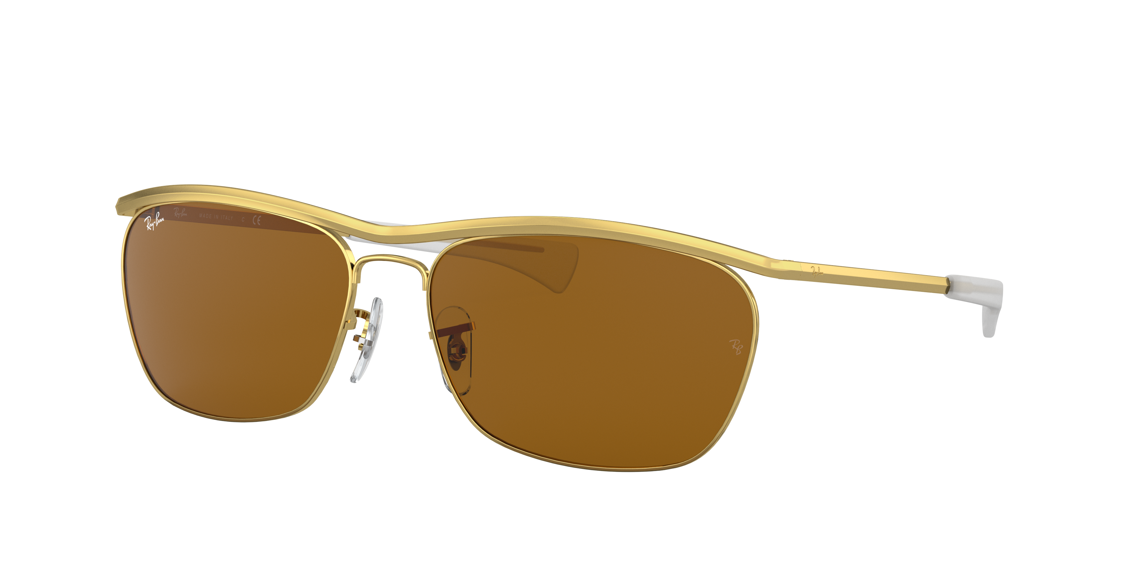 Olympian Ii Deluxe Sunglasses in Gold and Brown - RB3619 | Ray-Ban®
