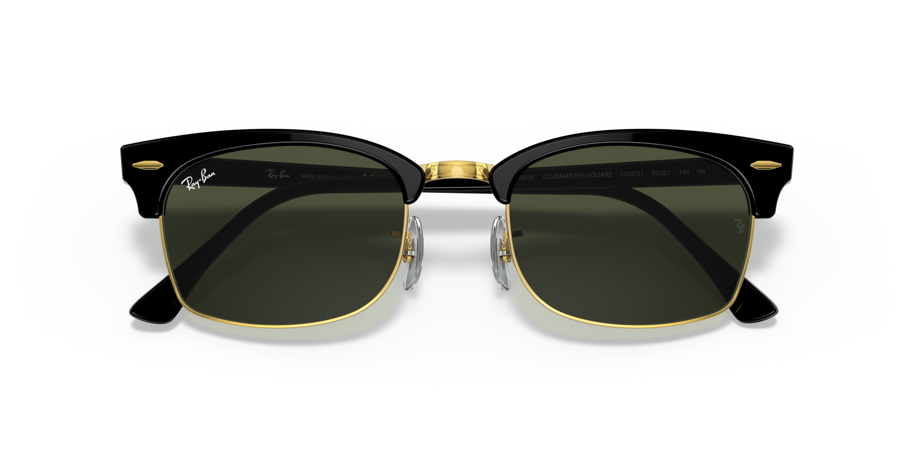 ray ban clubmaster black and gold