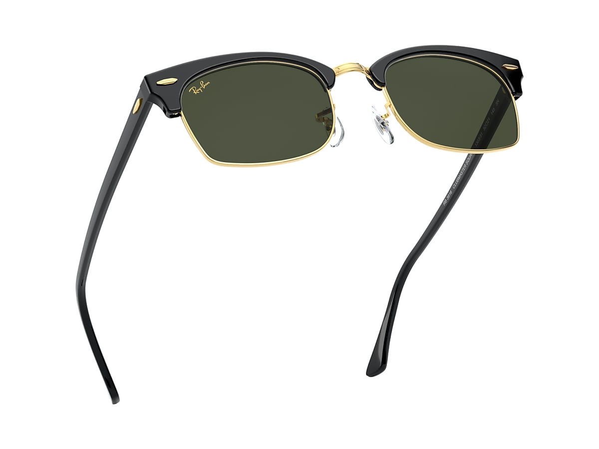 CLUBMASTER SQUARE LEGEND GOLD Sunglasses in Black and G-15