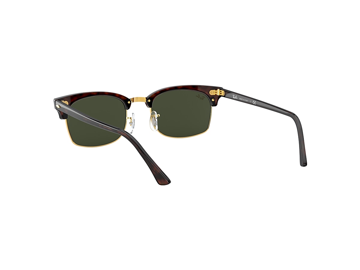 CLUBMASTER SQUARE LEGEND GOLD Sunglasses in Tortoise and Green 