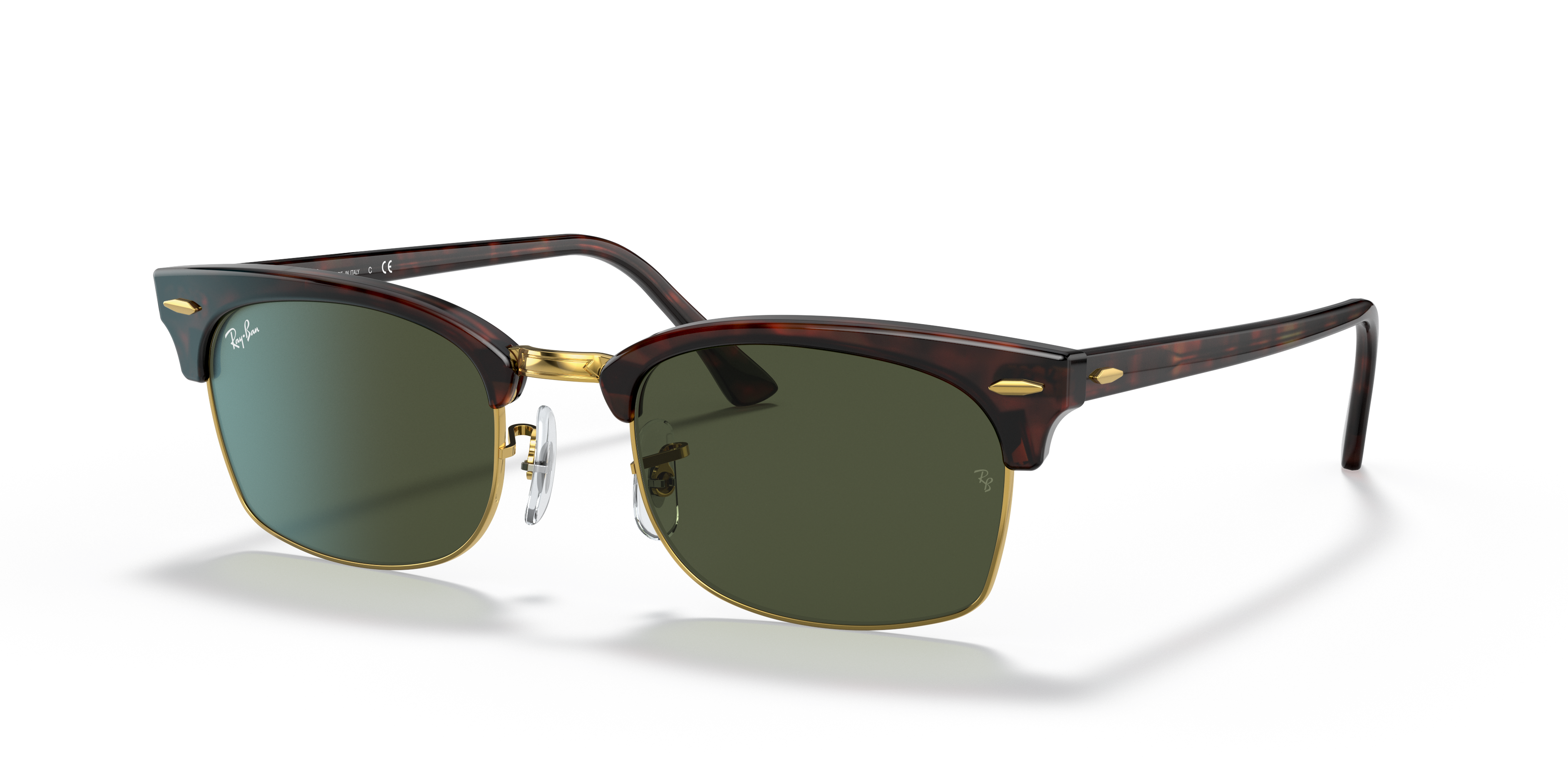 ray ban gold trim glasses