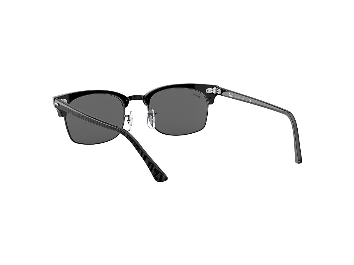 CLUBMASTER SQUARE Sunglasses in Black and Dark Grey - RB3916 | Ray