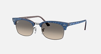 CLUBMASTER SQUARE Sunglasses in Light Grey and Light Blue 