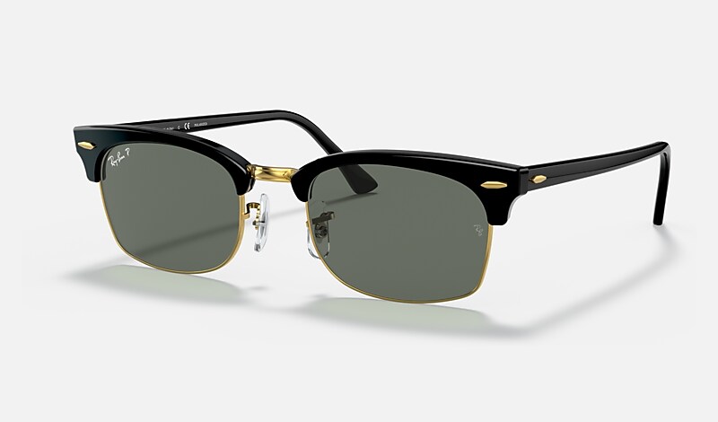CLUBMASTER SQUARE Sunglasses in Black and Green - RB3916 | Ray-Ban® US