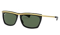 Olympian Ii Sunglasses in Black and Green | Ray-Ban®