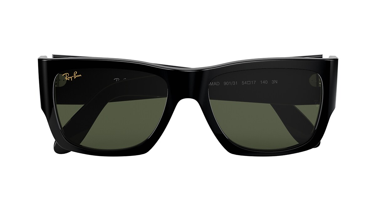NOMAD Sunglasses in Black and Green - RB2187 | Ray-Ban® US