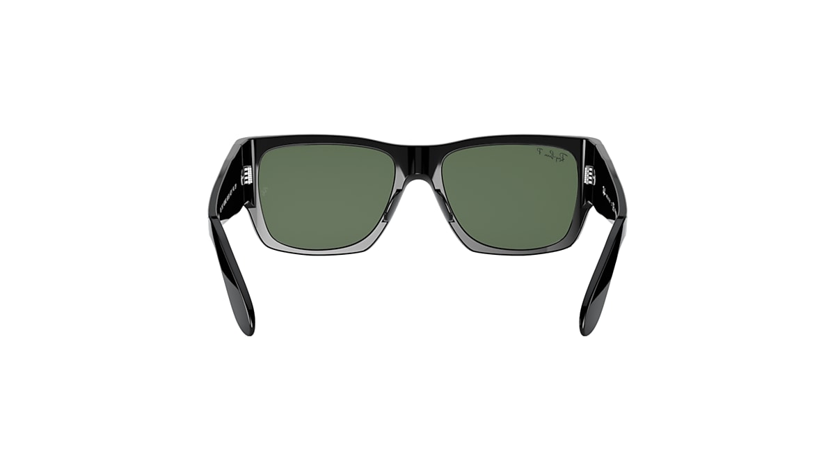 NOMAD Sunglasses in Black and Green - RB2187