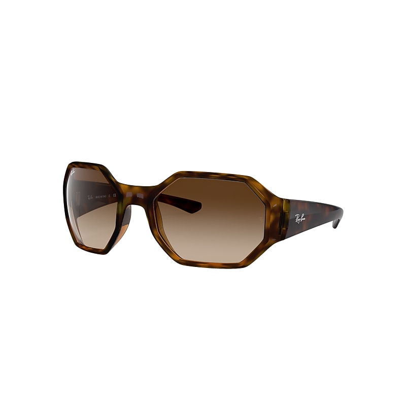 Ray-Ban Rb4337 Sunglasses Shiny Havana Frame Brown Lenses 59-21 product image