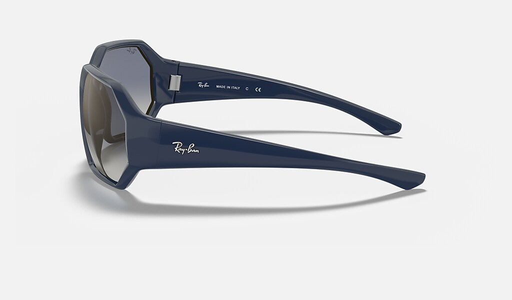 高質で安価 レイバン 未使用 Rb4337 サングラス 太フレーム ブルー サングラス メガネ 小物 7 051 Www Blackt Cms De