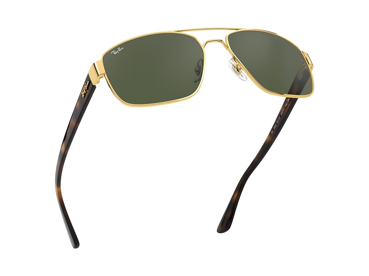 RB3663 Sunglasses in Arista Gold and G-15 Green - RB3663 RB3663 Sunglasses in Arista Gold and G-15 Green - RB3663