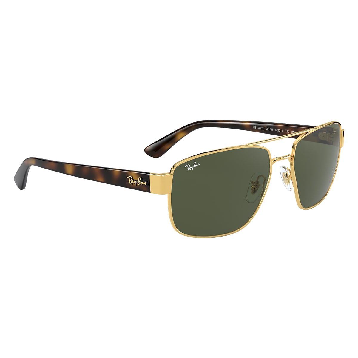 RB3663 Sunglasses in Arista Gold and G-15 Green - RB3663 RB3663 Sunglasses in Arista Gold and G-15 Green - RB3663