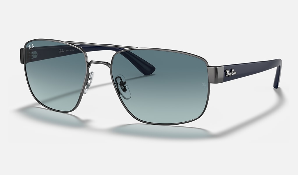 beproeving Martin Luther King Junior Succes Rb3663 Sunglasses in Gunmetal and Blue | Ray-Ban®