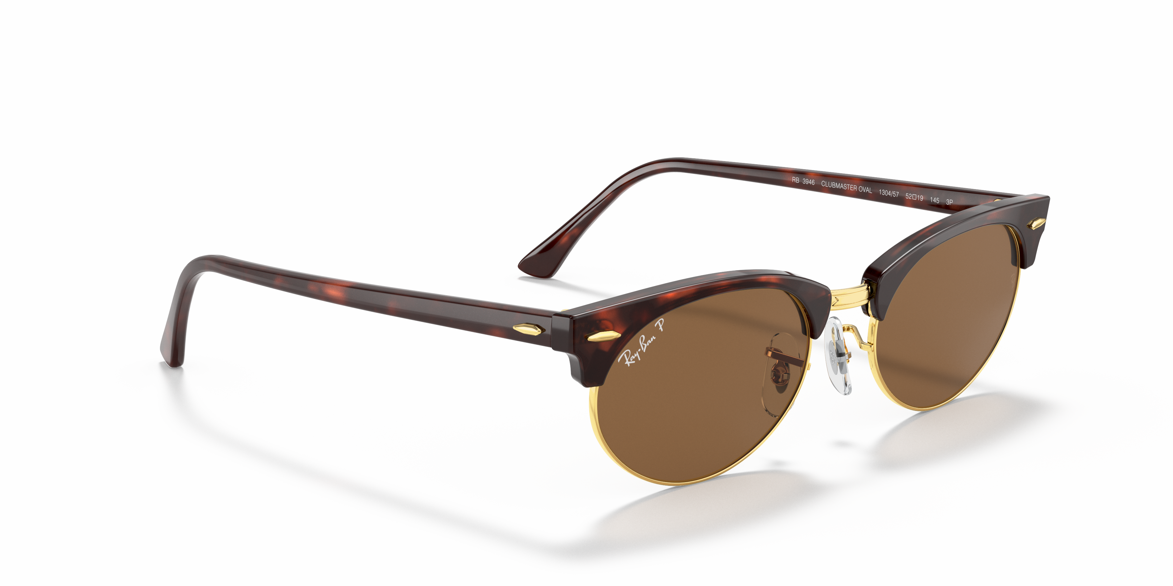 ray ban oval brown