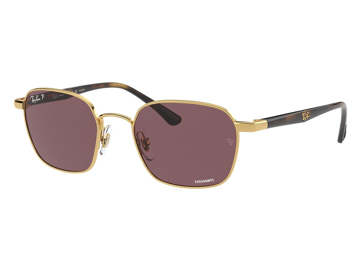 RB3664CH CHROMANCE Sunglasses in Gold and Violet - Ray-Ban