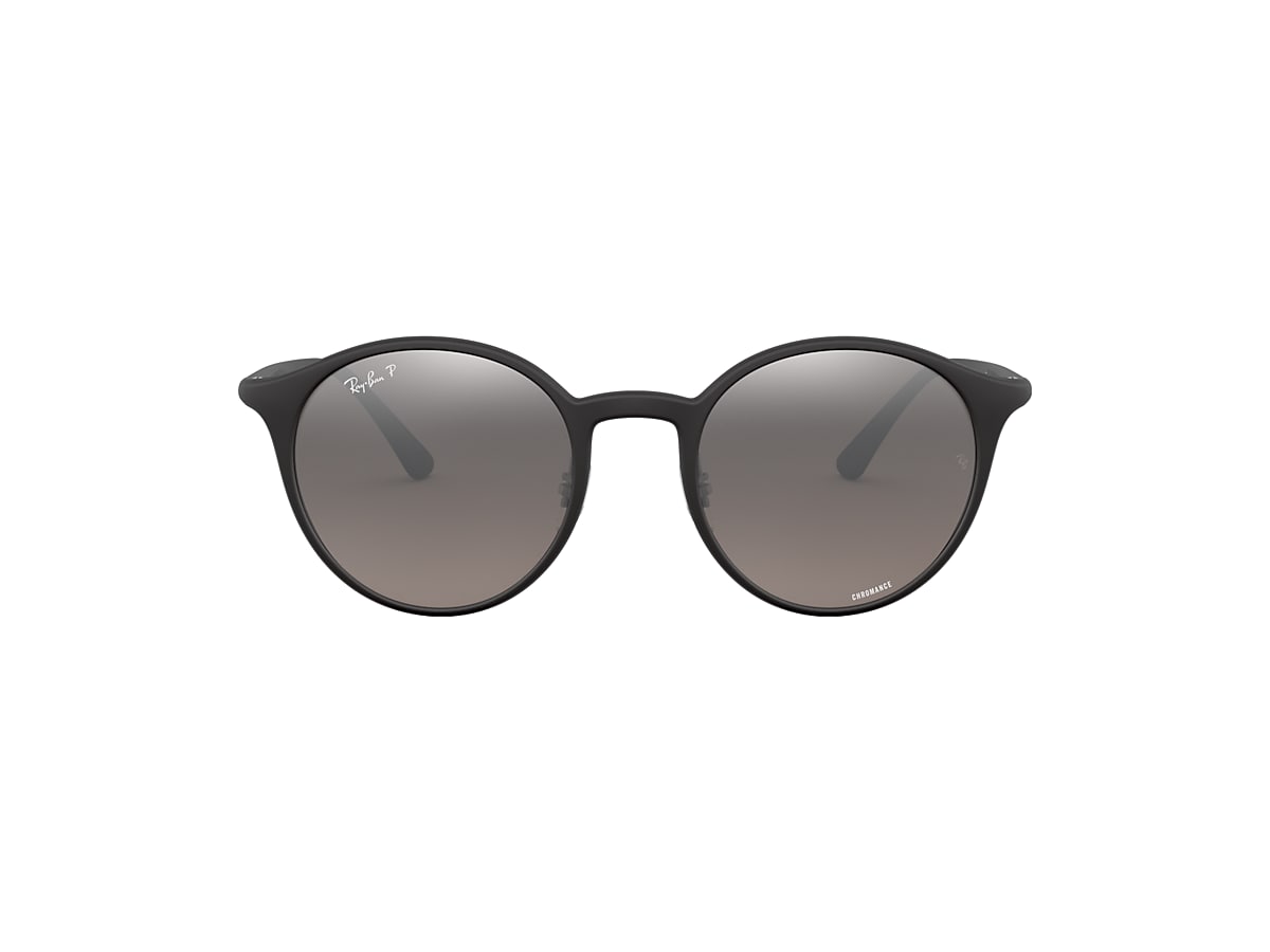 RB4336CH CHROMANCE Sunglasses in Black and Silver