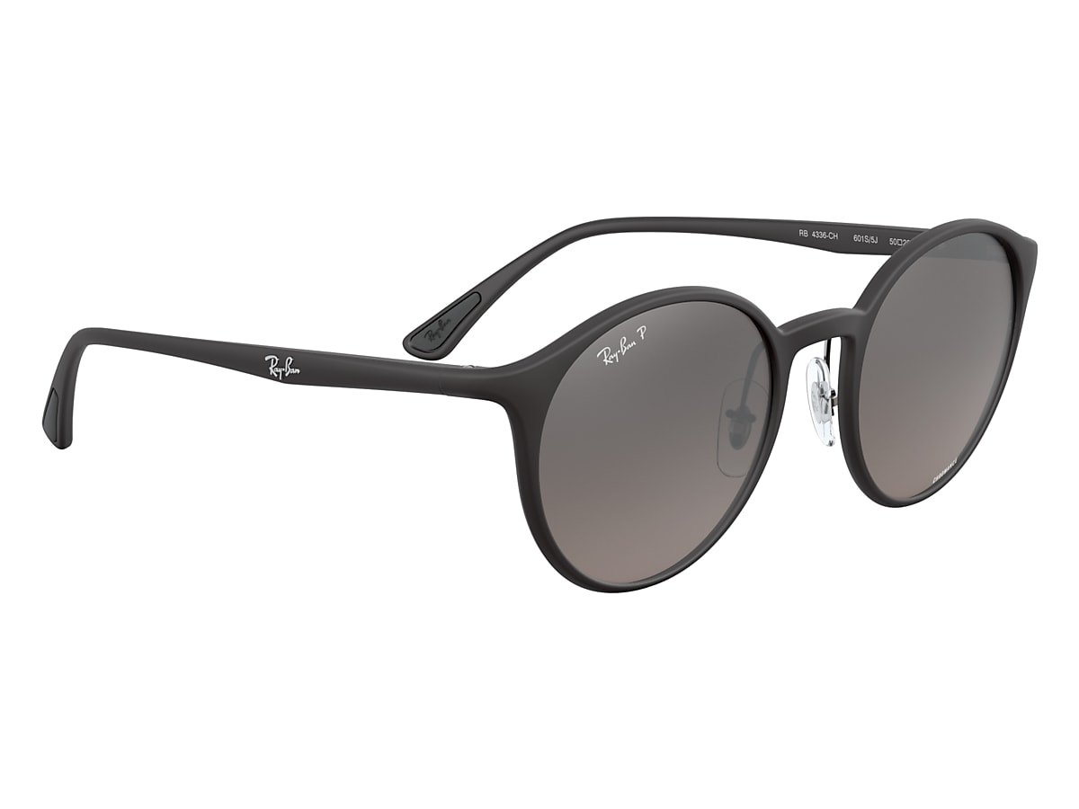 RB4336CH CHROMANCE Sunglasses in Black and Silver - RB4336CH | Ray 