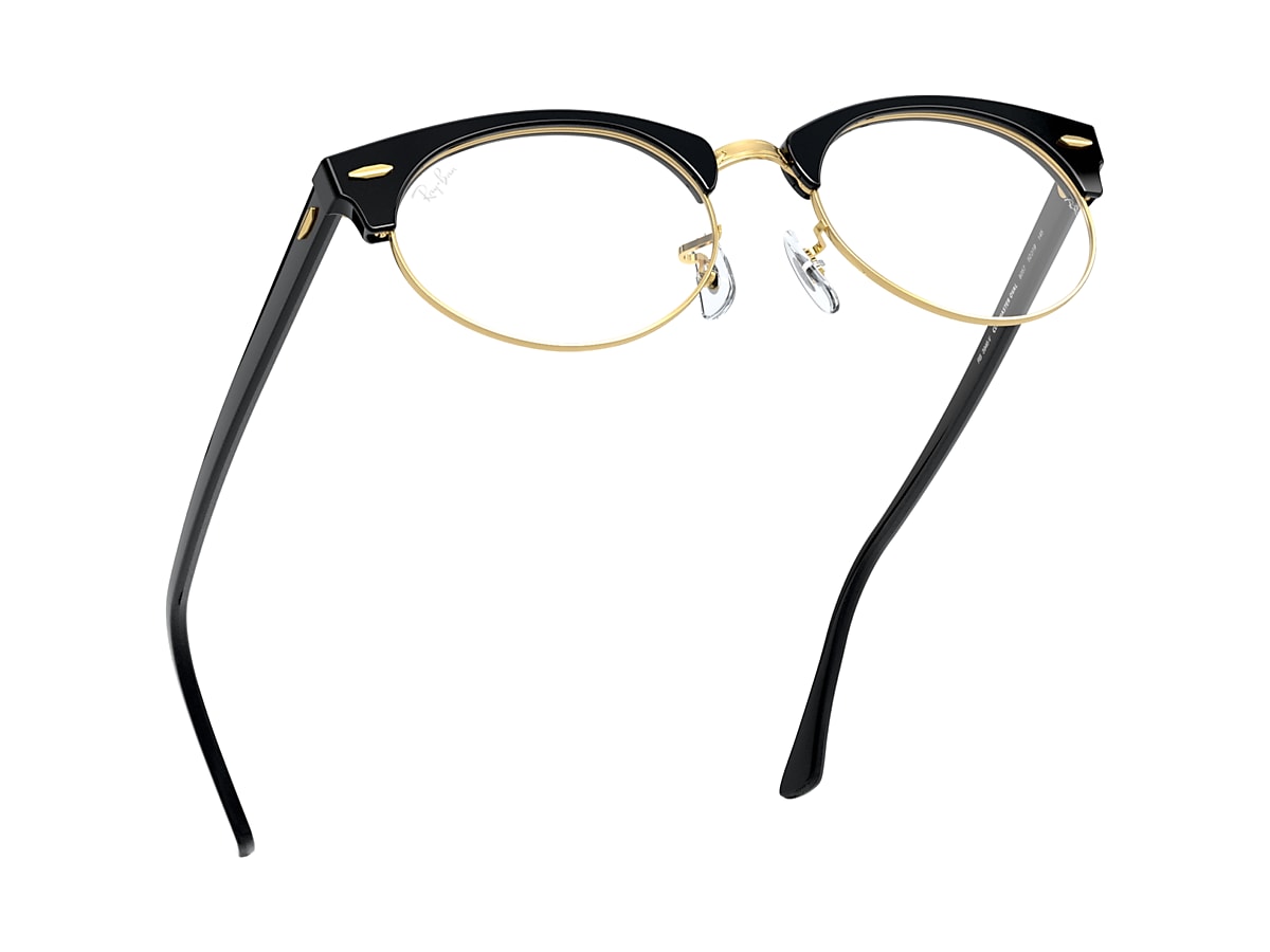 CLUBMASTER OVAL OPTICS Eyeglasses with Black Frame - RB3946V | Ray