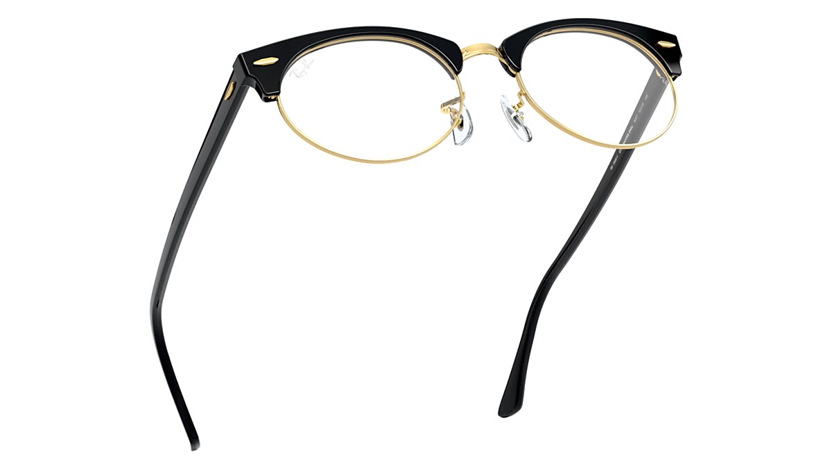 CLUBMASTER OVAL OPTICS Eyeglasses with Black Frame - RB3946V | Ray