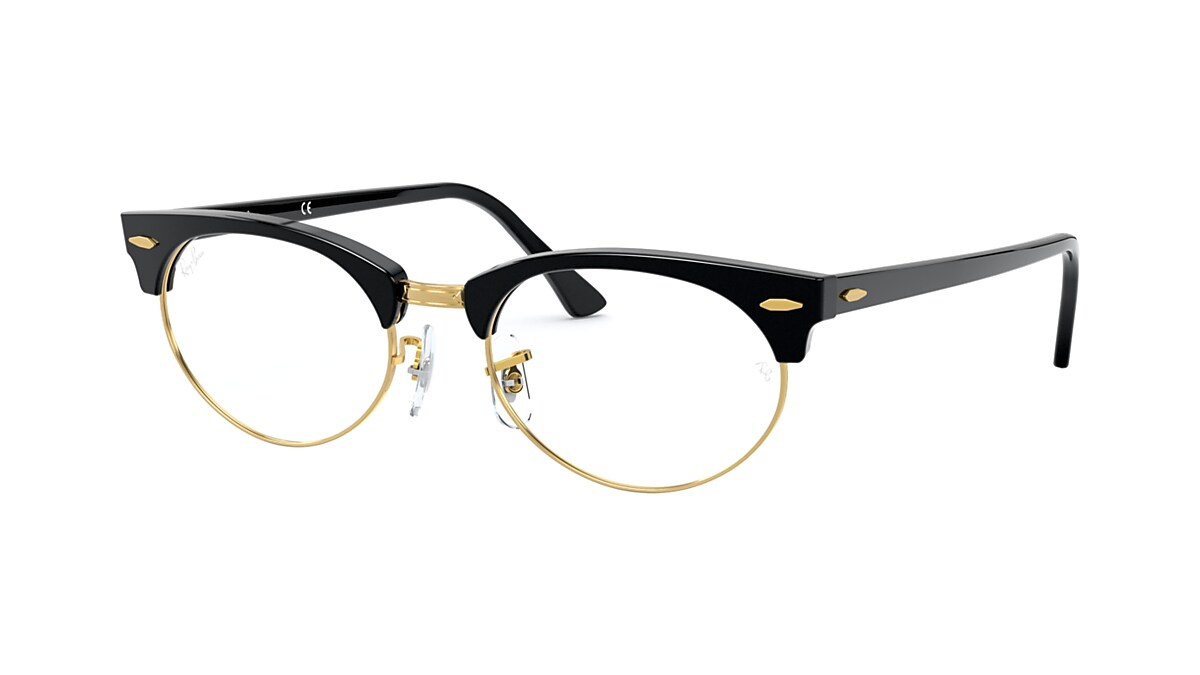 RayBan　CLUBMASTER OVAL ヴィンテージ CLUBMASTER OVAL OPTICS Eyeglasses with Black Frame - RB3946V