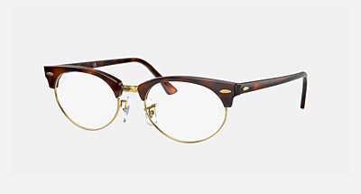 RayBan　CLUBMASTER OVAL ヴィンテージ Ray-Ban RB3946V Clubmaster Oval Optics Eyeglasses | LensCrafters