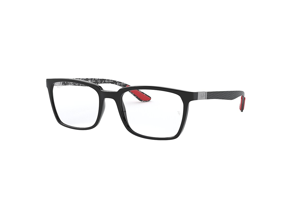 Montatura Occhiali da Vista Uomo Ray Ban 8906 5196 Nero Opaco Rettangolare