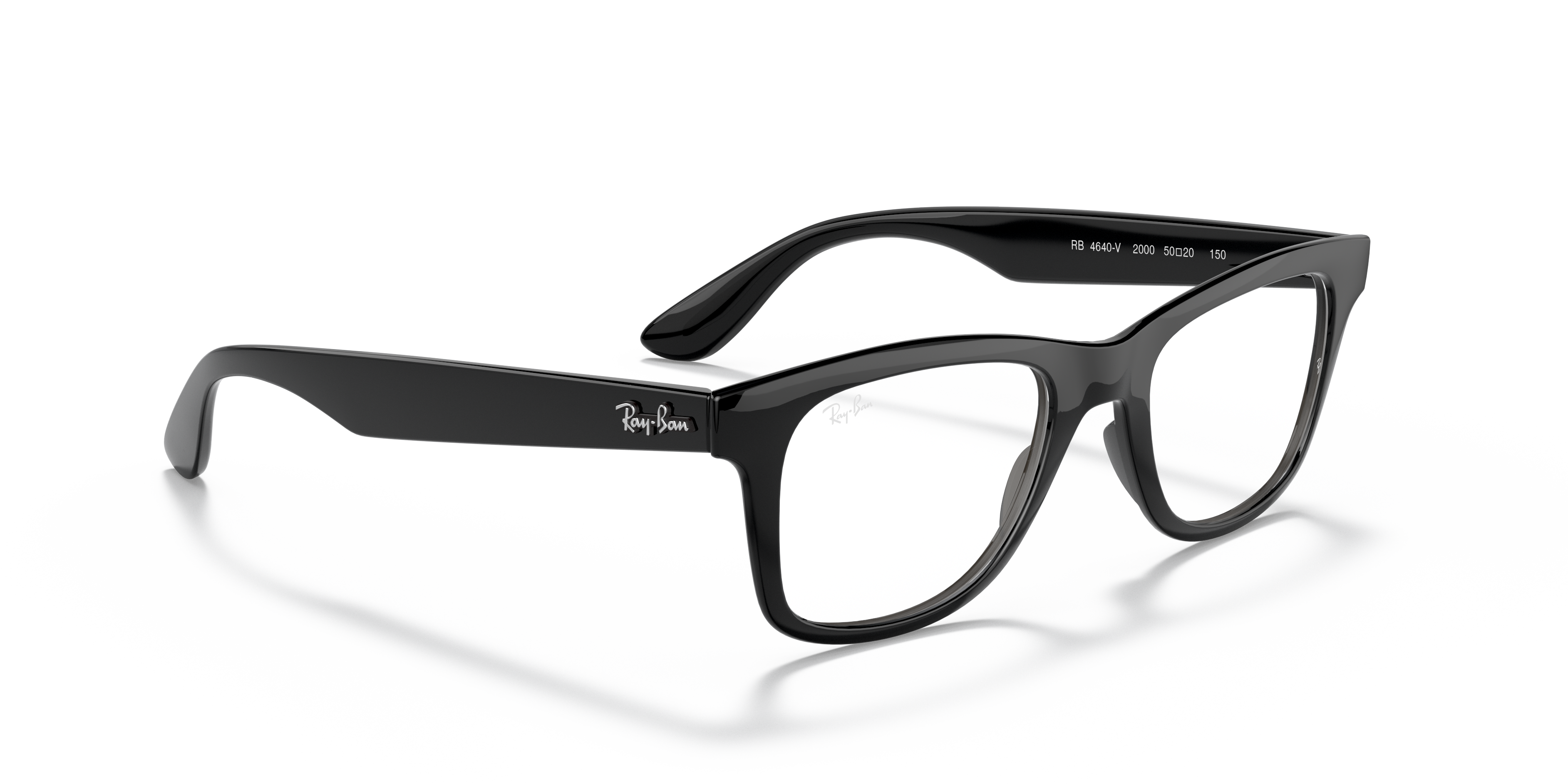 Lentes de Vista Rb4640v con Armazón Negro brillante | Ray-Ban®
