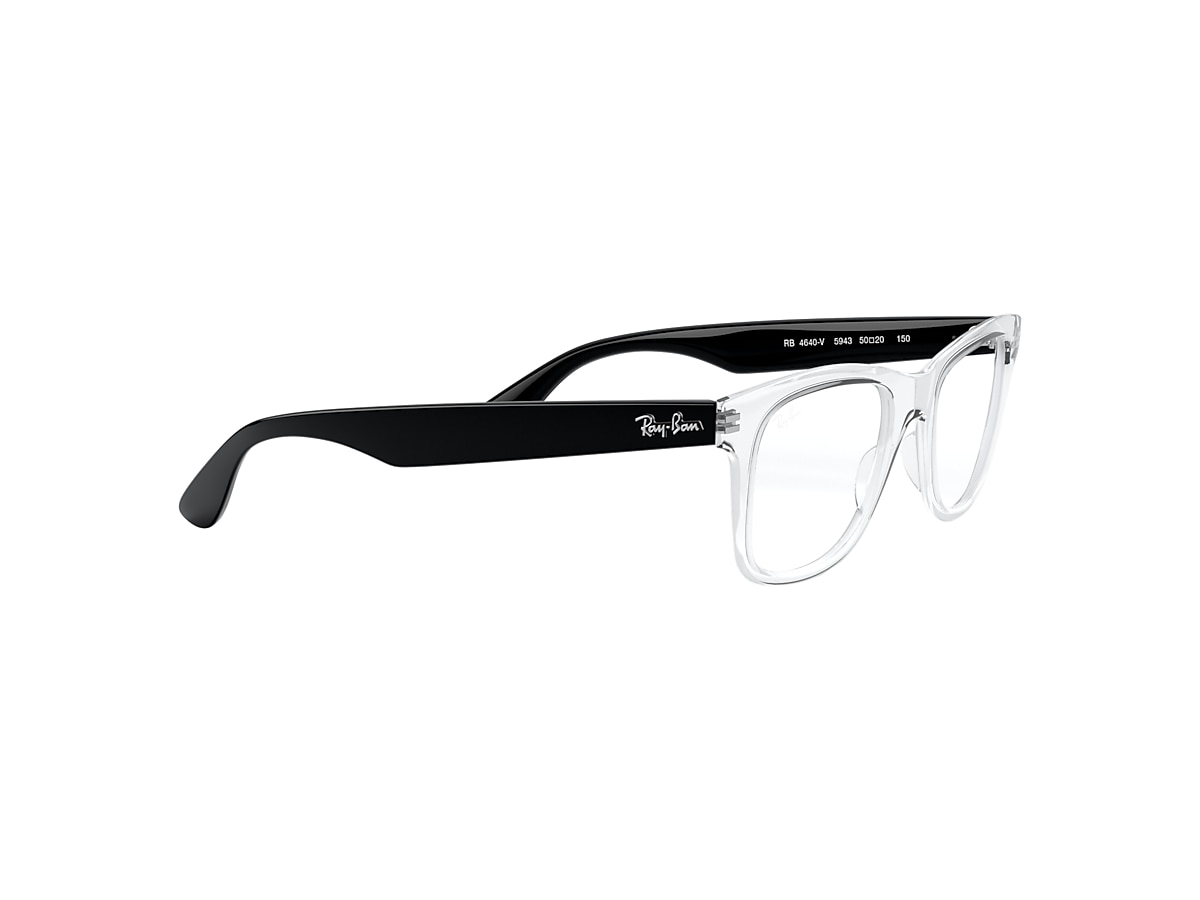 bidden heb vertrouwen Hoelahoep Rb4640v Optics Eyeglasses with Transparent Frame | Ray-Ban®