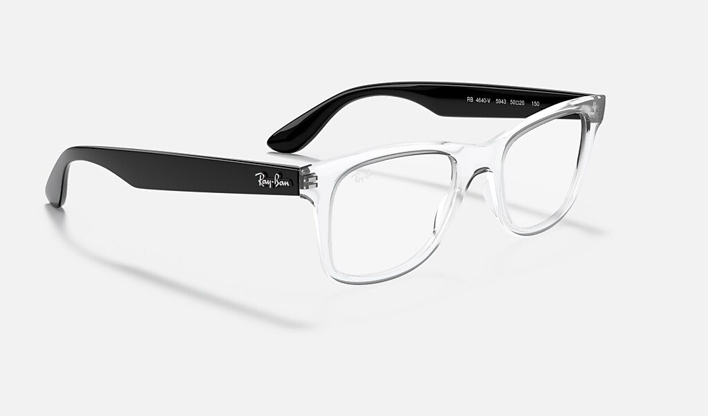 bidden heb vertrouwen Hoelahoep Rb4640v Optics Eyeglasses with Transparent Frame | Ray-Ban®