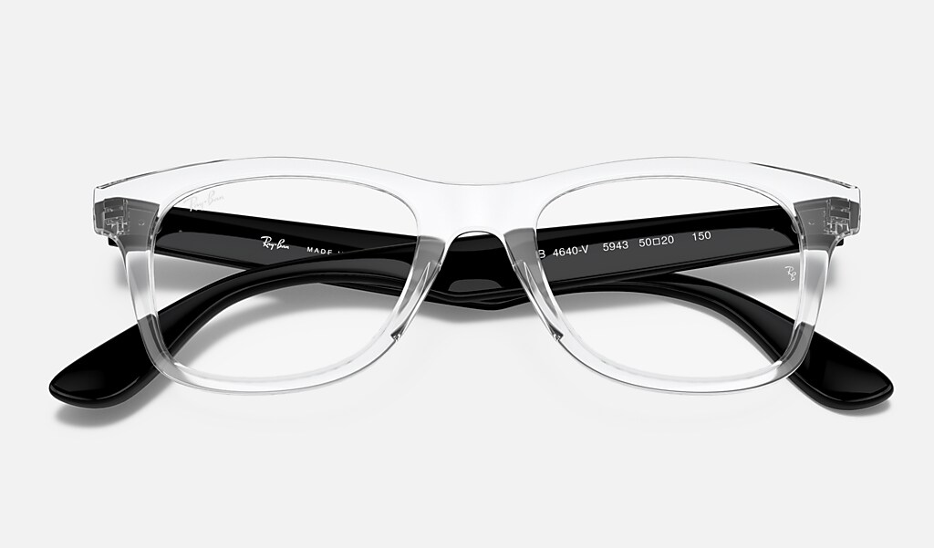 Rb4640v Optics Eyeglasses with Transparent Frame | Ray-Ban®