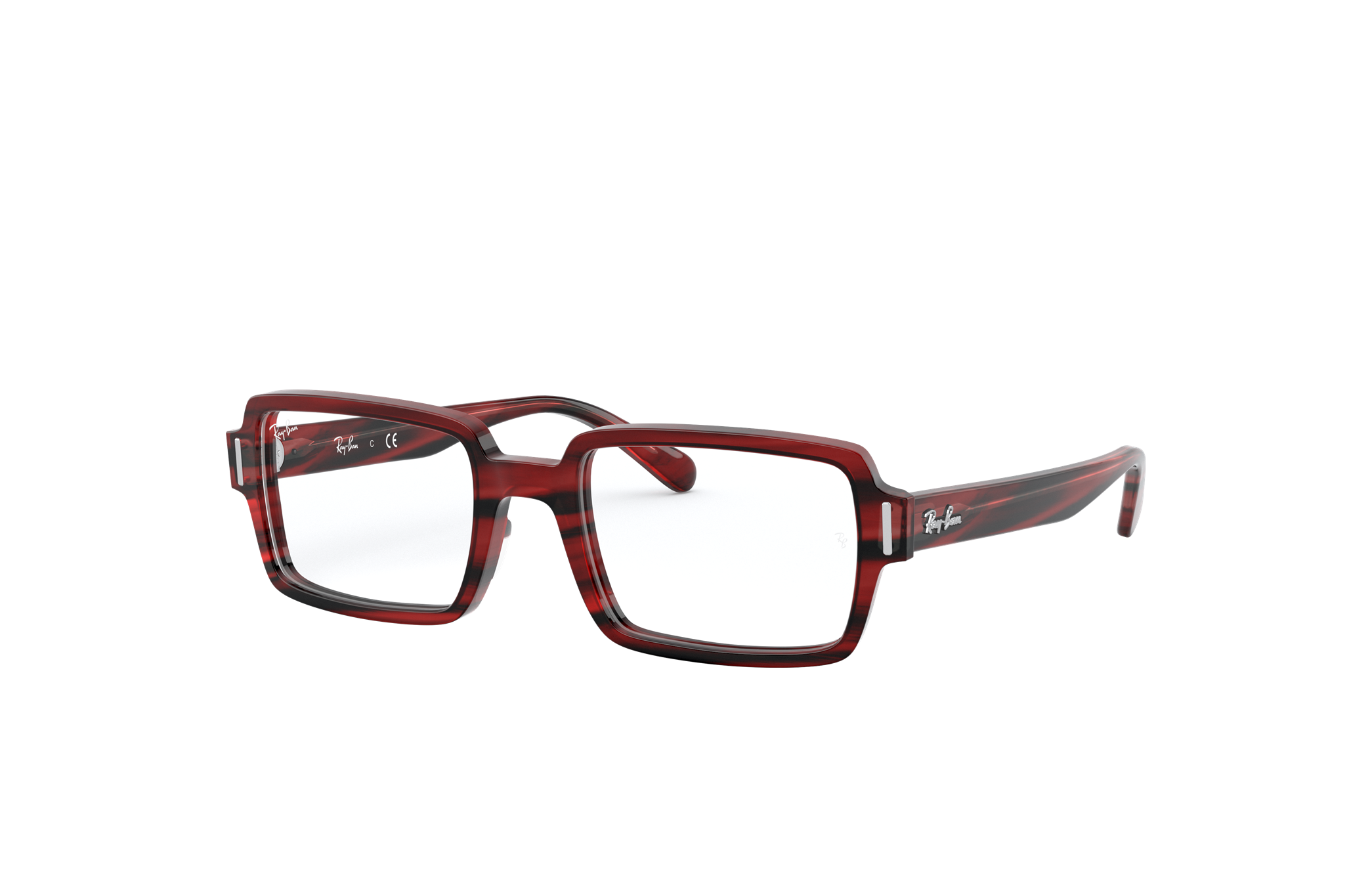 Rectangular Half Rimless Metal Sun-Glasses Optical RX Eyeglasses Clear Lens1230 