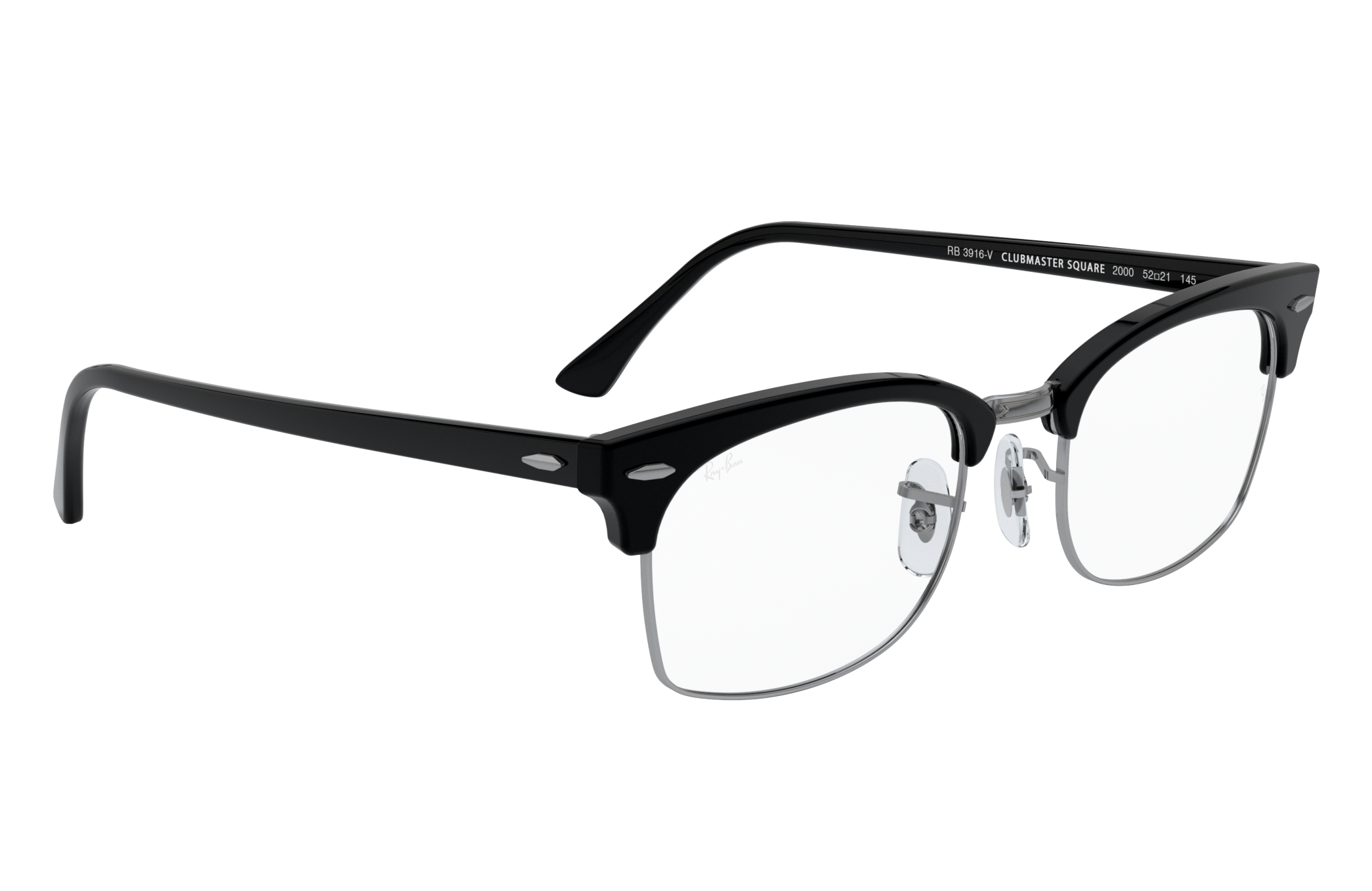 ray ban clubmaster shiny black