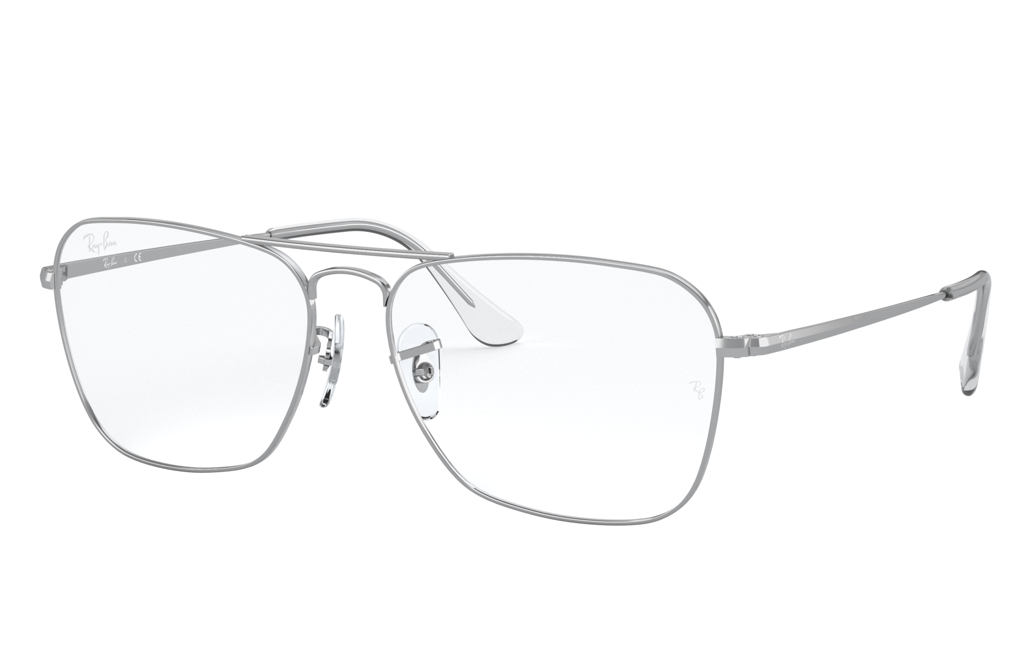 Caravan Optics Eyeglasses with Silver Frame RB6536 RayBan®