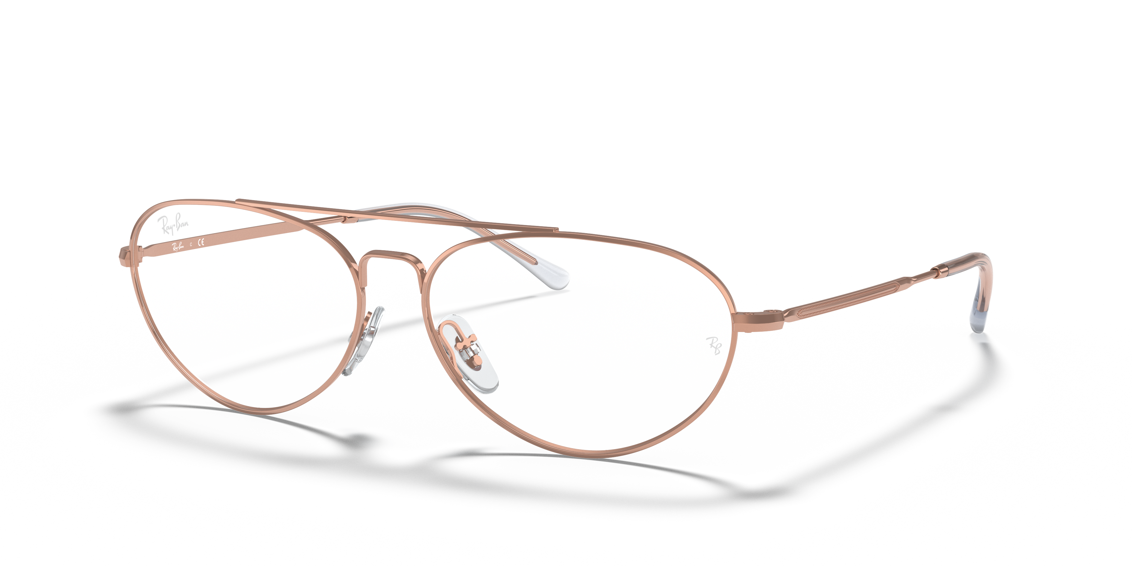 ray ban eyeglasses rose gold