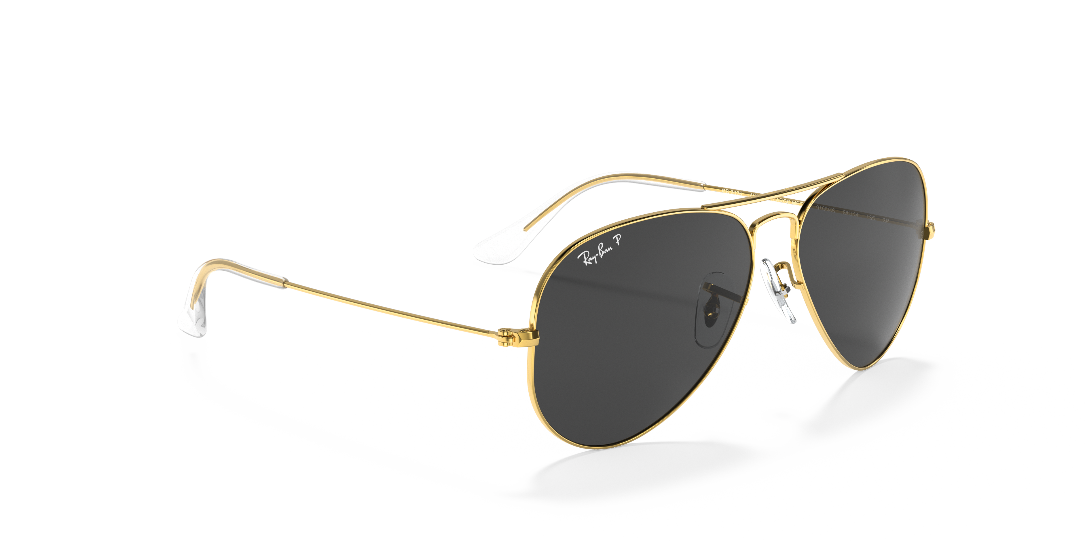 ray ban black and gold sunglasses