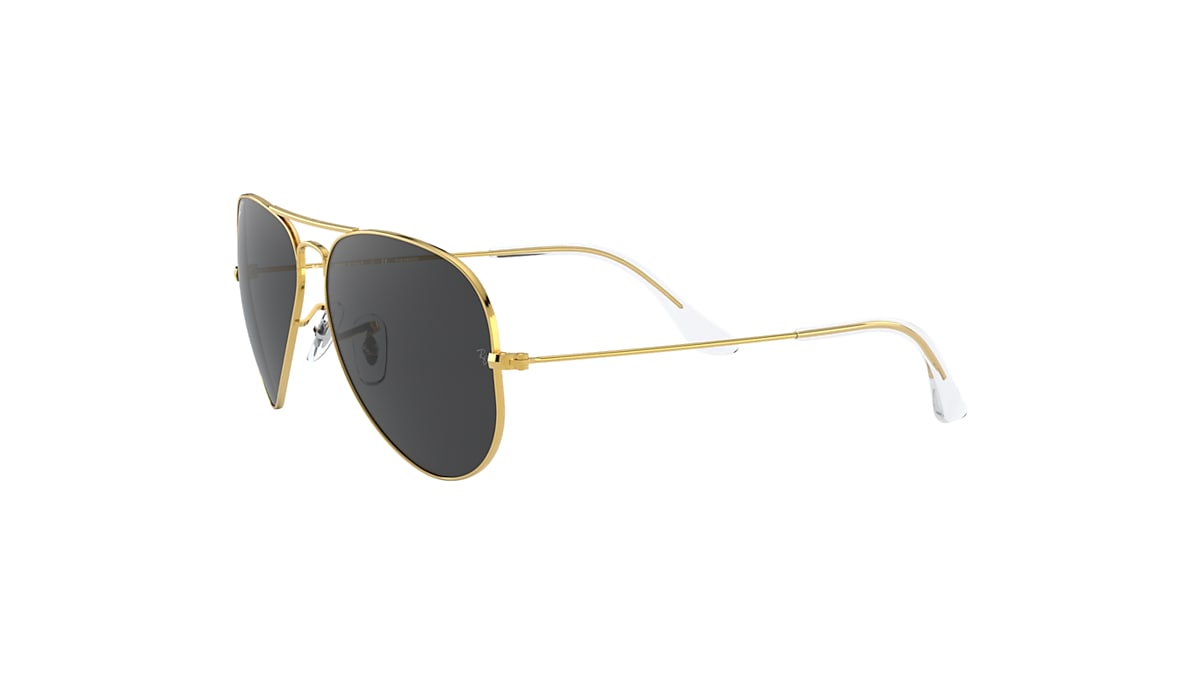 Aviator Classic Sunglasses in Gold and Black | Ray-Ban®