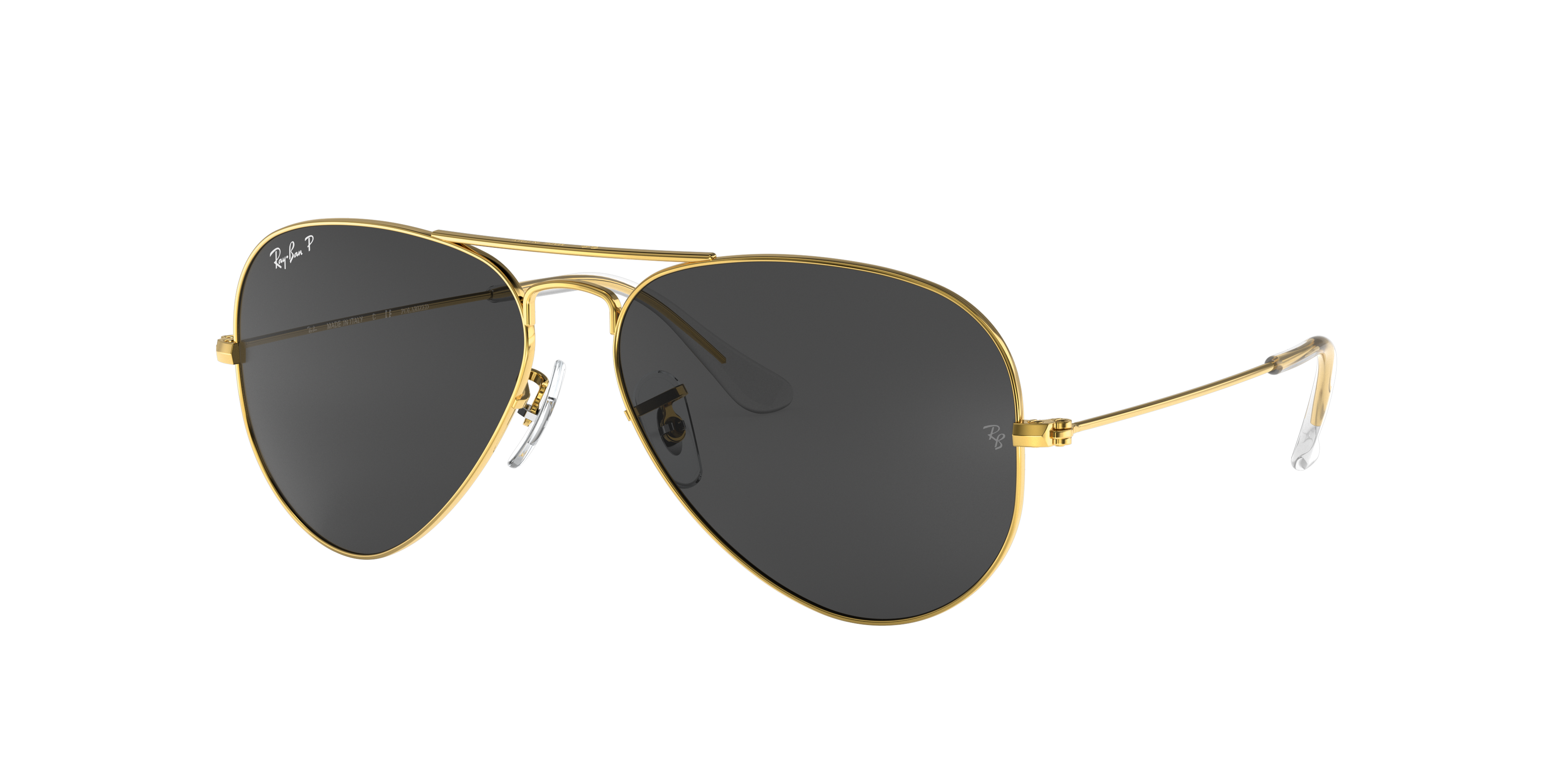 Arriba 58+ imagen ray ban sunglasses gold frame black lens