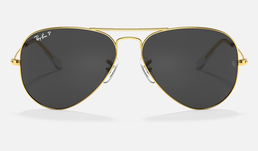 Ontwaken rotatie onderschrift Aviator Classic Sunglasses in Gold and Black | Ray-Ban®