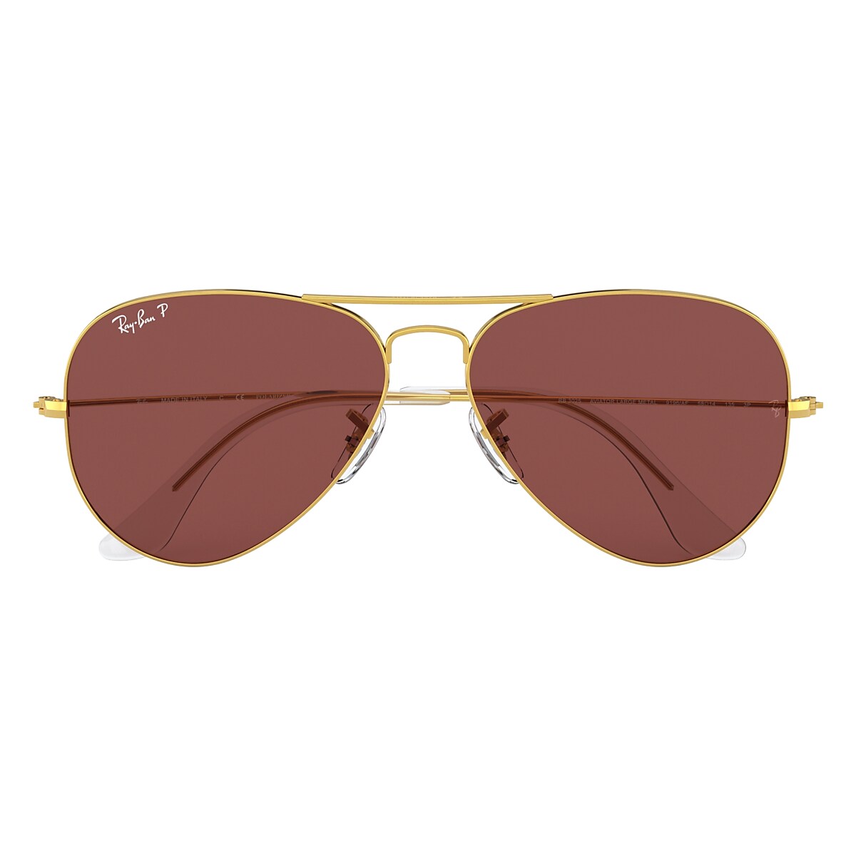 Aviator Classic Sunglasses in Gold and Violet | Ray-Ban®