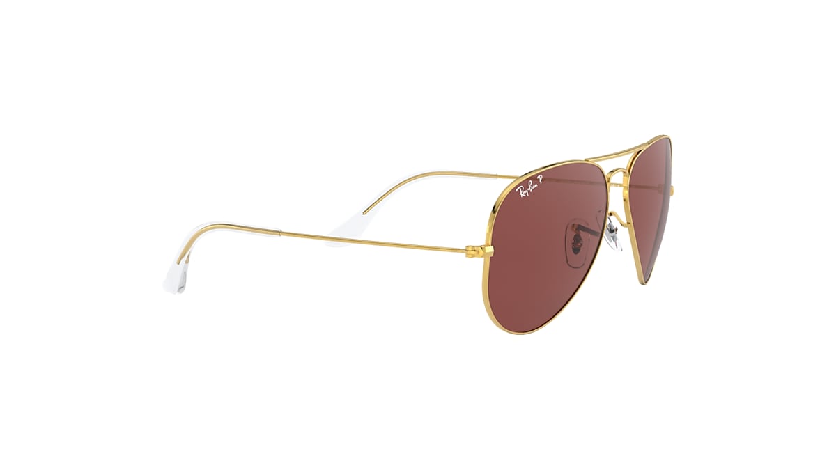 AVIATOR CLASSIC Sunglasses in Gold and Violet - RB3025 | Ray