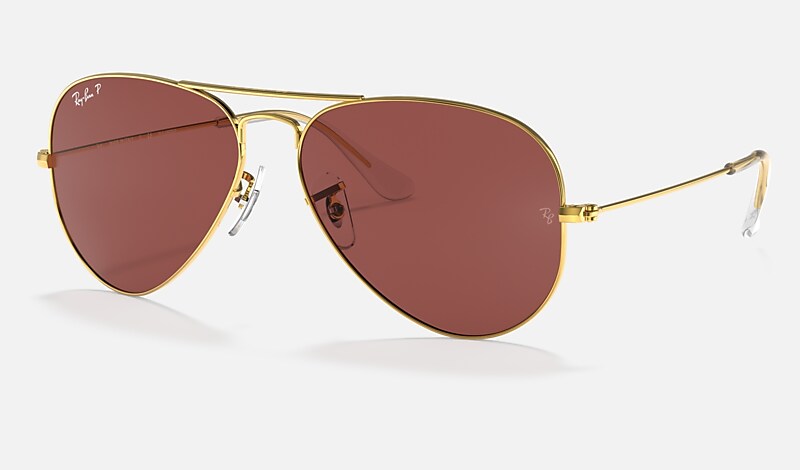 AVIATOR CLASSIC Sunglasses in Gold and Violet - RB3025 | Ray-Ban® US