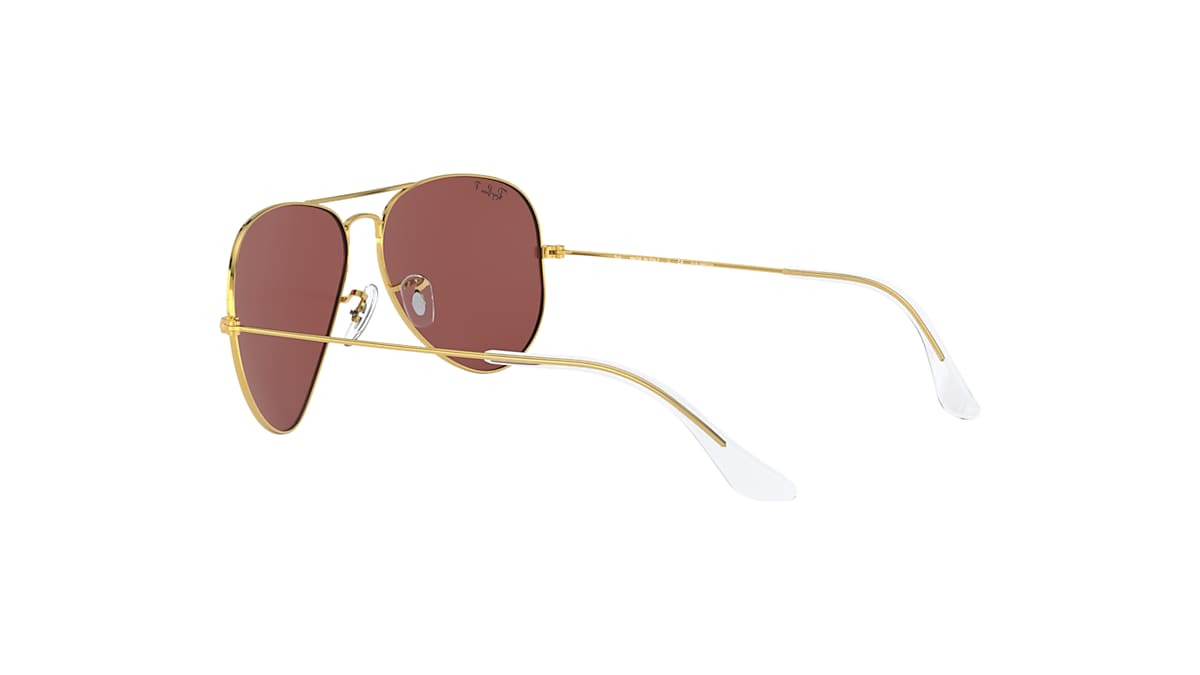 woensdag raken Ontwarren AVIATOR CLASSIC Sunglasses in Gold and Violet - RB3025 | Ray-Ban® US