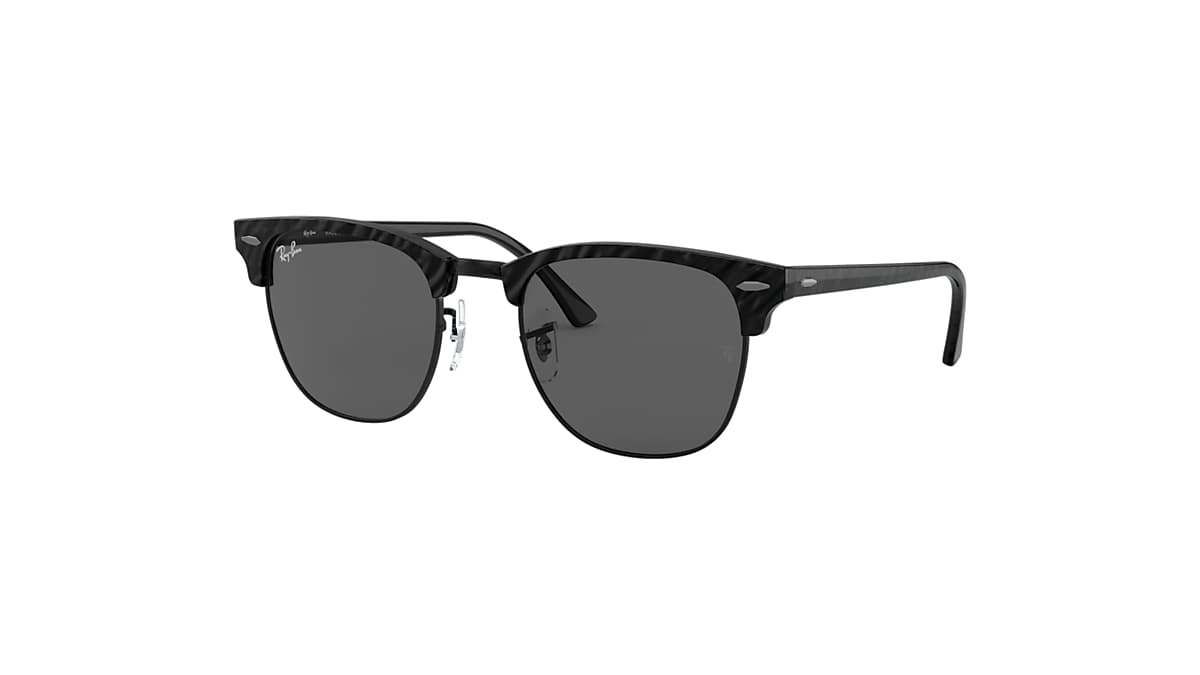 CLUBMASTER MARBLE Sunglasses in Black and Dark Grey - RB3016 CLUBMASTER MARBLE Sunglasses in Black and Dark Grey - RB3016